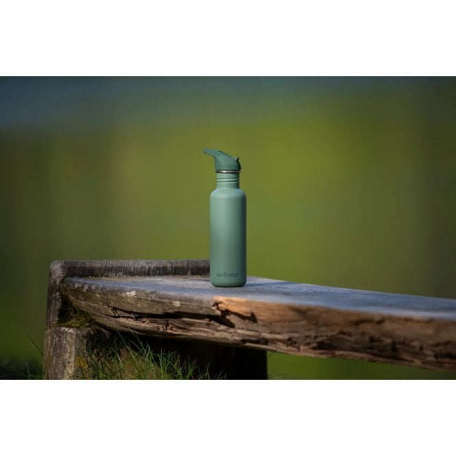 Kleen Kanteen Classic Water Bottle 800ml (27oz) with Flip Seal Sport Cap